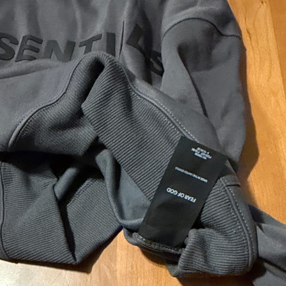 Fear of God Essentials Charcoal Hoodie - Picture 6 of 10